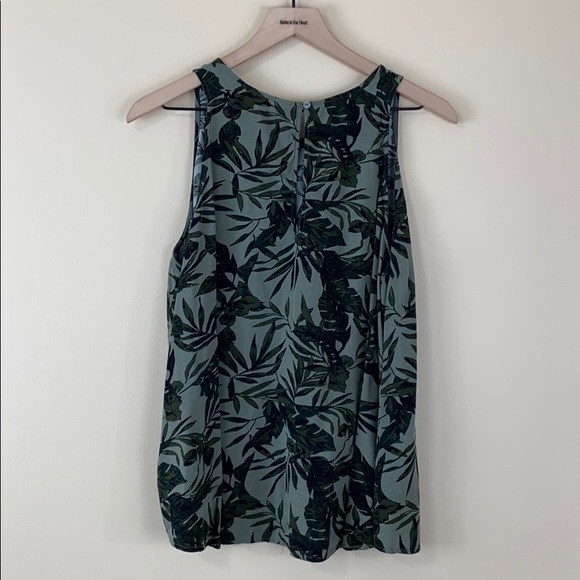 Palm leaf print tank - Picture 6 of 6